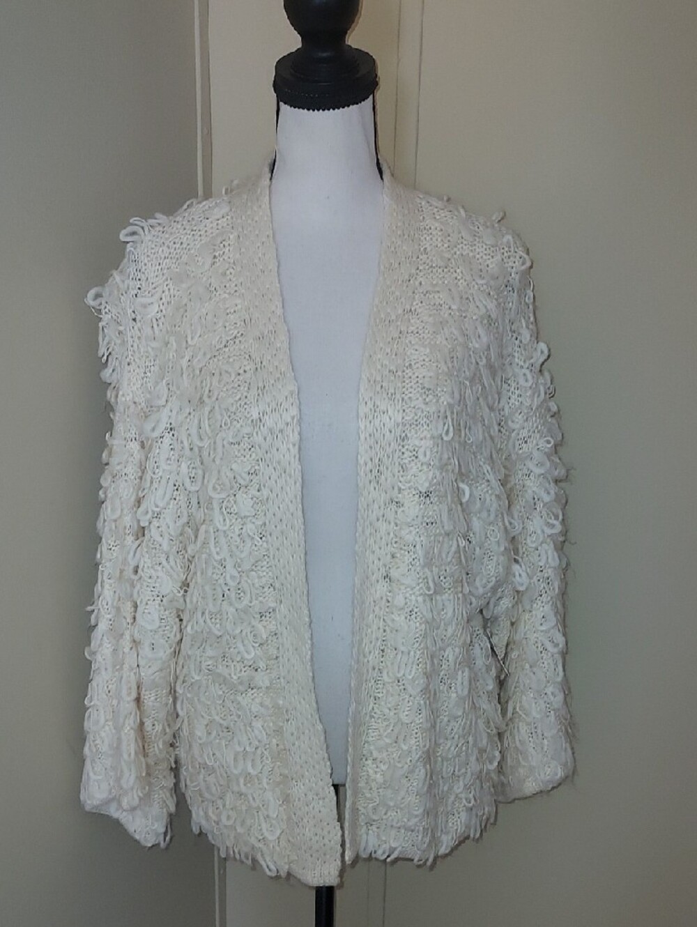 Anthropologie Akemi + Kin Loopy Shaggy Knit Cardigan
